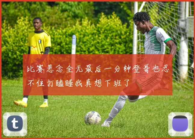 比赛悬念全无最后一分钟登哥也忍不住打瞌睡我真想下班了